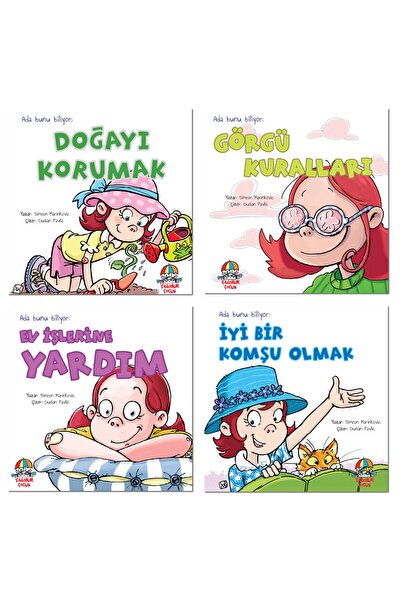 Yağmur Çocuk Ada Bunu Biliyor Serisi 4 Kitap 3 Yaş
