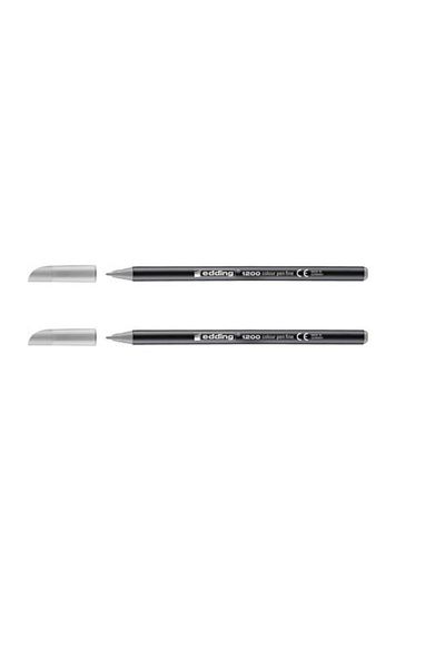 Edding 1200 Graphic PenSilver 2 Pieces