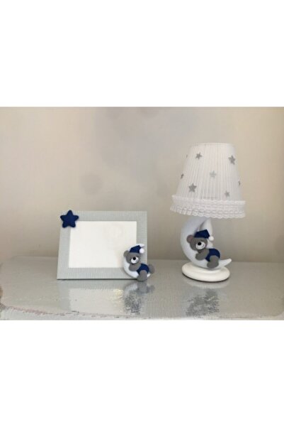 Keçeli parti hayalleri Bebek Çocuk Odası Dönence Avize Abajur Çerçeve Set Bey...