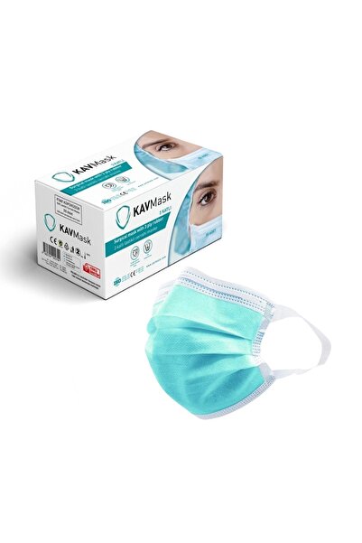 Kavmask Maske Yeni Nesil 3 Katlı Meltblown 'lu | Tek Tek Steril Paketli | 50 ...
