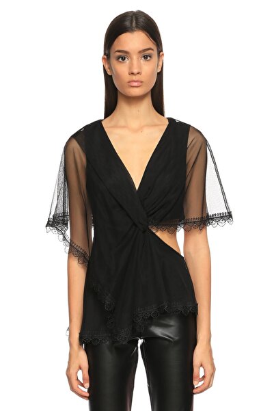 BCBG MAX AZRİA Kadın Siyah Bluz