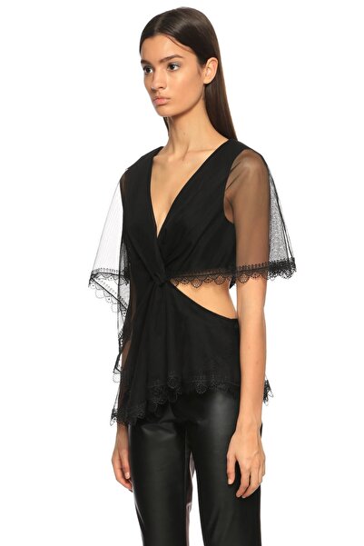 BCBG MAX AZRİA Kadın Siyah Bluz