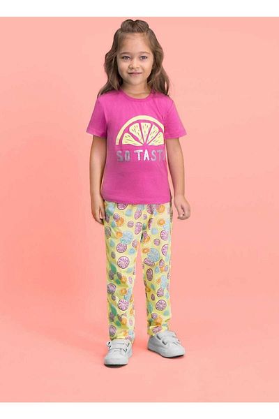 ROLY POLY So Tasty Fuchsia Girl's Pajama Set