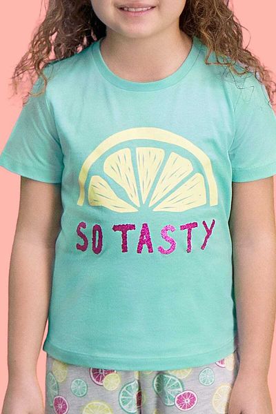 ROLY POLY Girl's Mint Green So Tasty Pajama Set