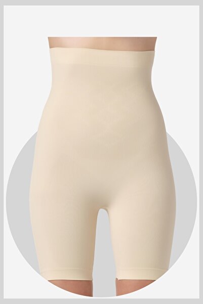 Push-up Detaylı Toparlayıcı Siyah Şort Korse 9t01