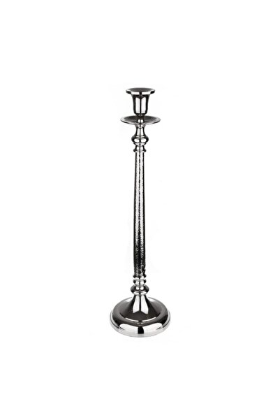 CREARTHOME Gümüş Dekoratif Yer Mumluğu 72 Cm Fa 359