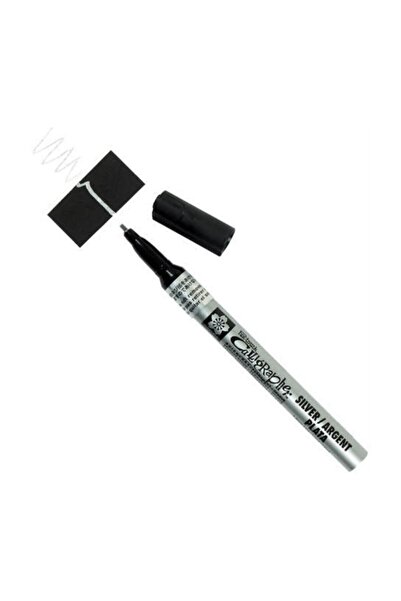 Bruynzeel - Sakura Sakura Pen-touch Calligrapher Gümüş Yaldız Kaligrafi Kalem...