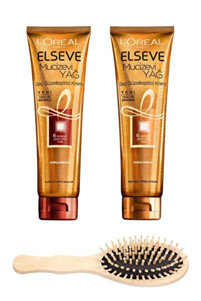 ELSEVE Saç Güzelleştirici Mucizevi Yağ Saç Bakım Seti 3