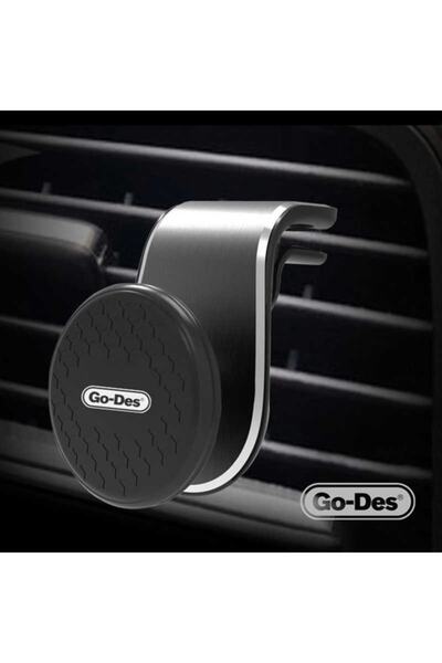 Go-Des Go Des Gd-hd676 L-shaped Magnetik Araç Telefon Tutucu Renk Gri