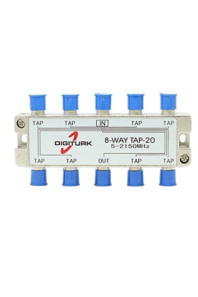 DIGITURK Digitürk 5-2150 Mhz 20d8 8 Yollu Tap Switch 1/8 Splitter