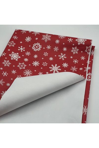 K&M HOMETEX Lined Removable Oilcloth Tablecloth