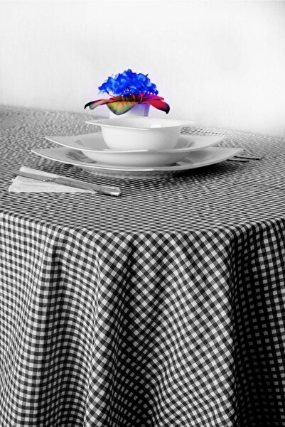 EvRossa Crni mali kvadratni dezen Karirani dezen paketa za piknik Stolnjak 14...