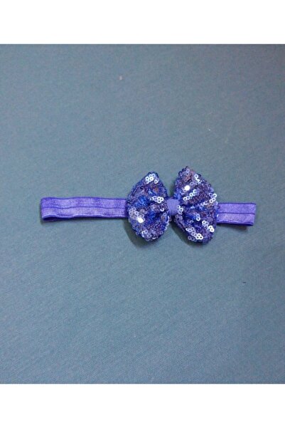 HECE TASARIM Kız Çocuk Lila Pullu Saç Bandı