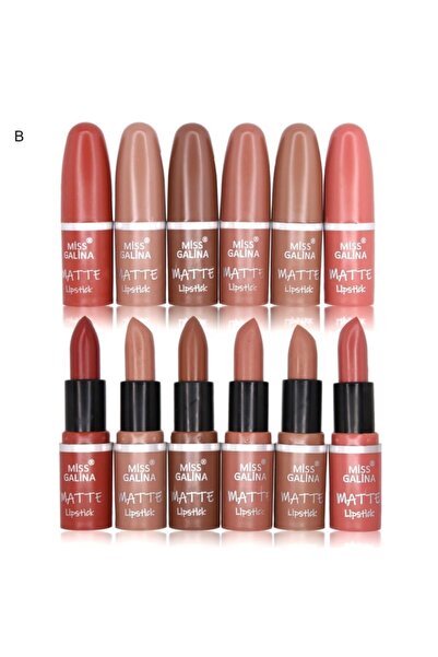 MUJGAN Miss Galina Matte 6'lı Ruj Seti No:b