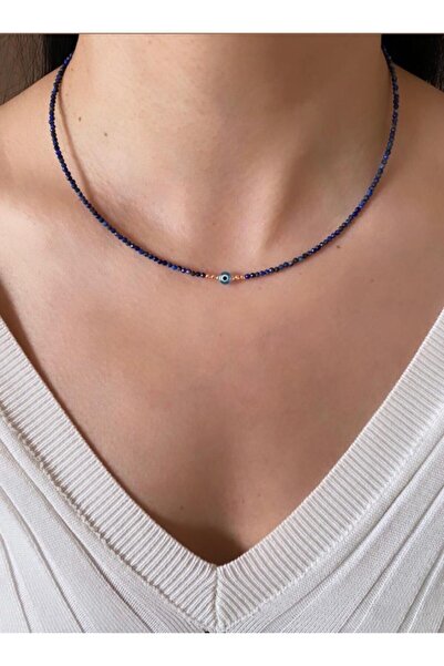 Roma Silvers Kadın Mini Nazar Lapis Kolye