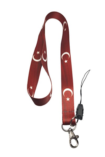 StormiStoretr Snur și curea pentru telefon cu steagul turcesc glorios