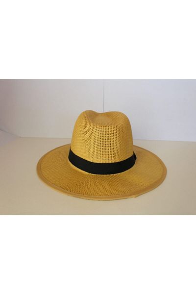 Suyutti New Season Men's Cream Straw Cowboy Hat