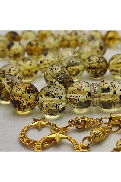 TesbihART Toprak Fosilli Toz Kehribar