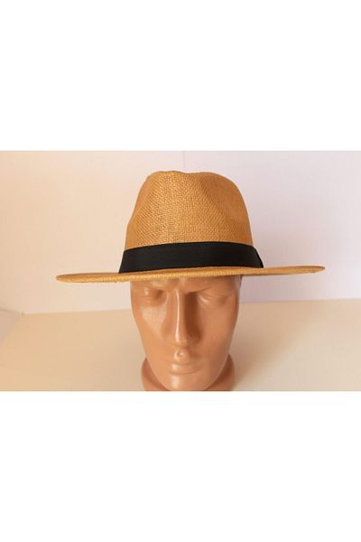 Suyutti New Season Men's Brown Straw Cowboy Hat