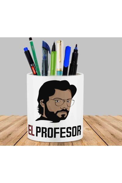 ART HEDİYE حامل أقلام على شكل أصيص زهور من البروفيسور لا كاسا دي بابيل