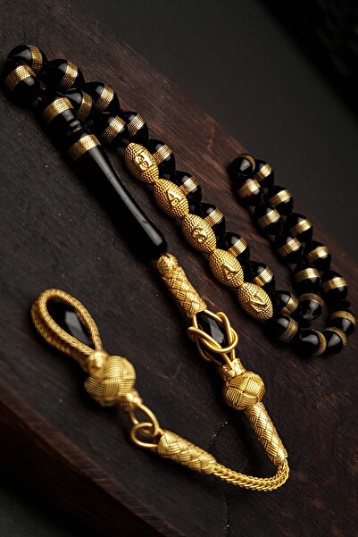 OTTOTESBİH Gümüş Püsküllü Gümüş Harfli Işlemeli Kuka Tesbih, Hediyelik Tesbih