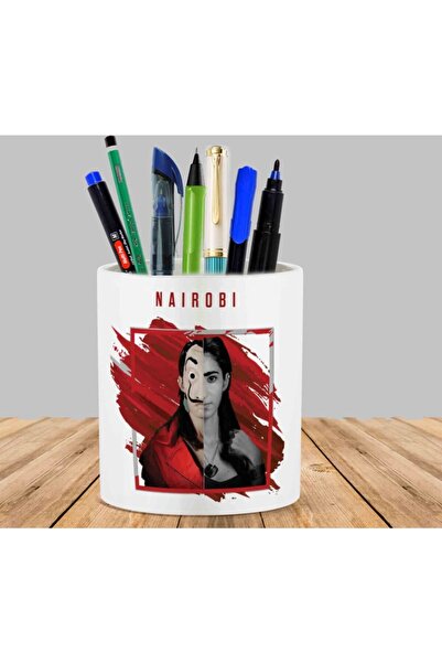 ART HEDİYE حامل قلم La Casa De Papel Nairobi Cactus Succulent Flower Pot
