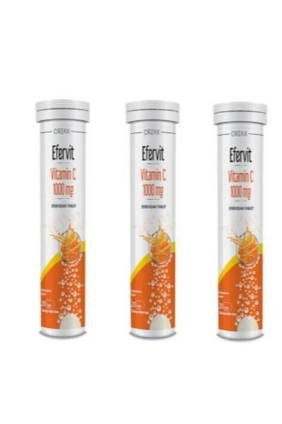 Ocean Effervit Vitamin C 1000 Mg-20 Effervescent Tablet*3 Pieces