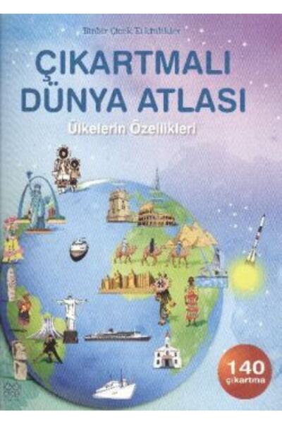 1001 Çiçek Kitaplar Çıkartmalı Dünya Atlası - Ülkelerin Özellikleri