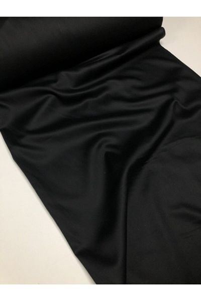 FAAL Black Cotton Satin King Size Sheet And Pillow