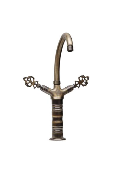 LPD LİDER طبق البجعة العثمانية القديمة وخلاط النحاس الفاخر