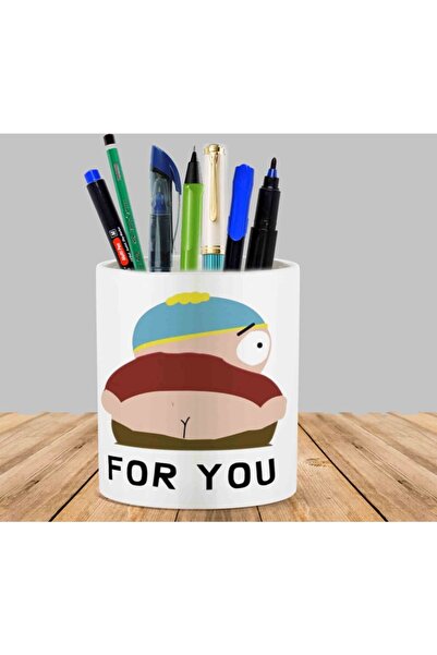 ART HEDİYE حامل أقلام على شكل صبار عصاري من ساوث بارك إريك كارتمان