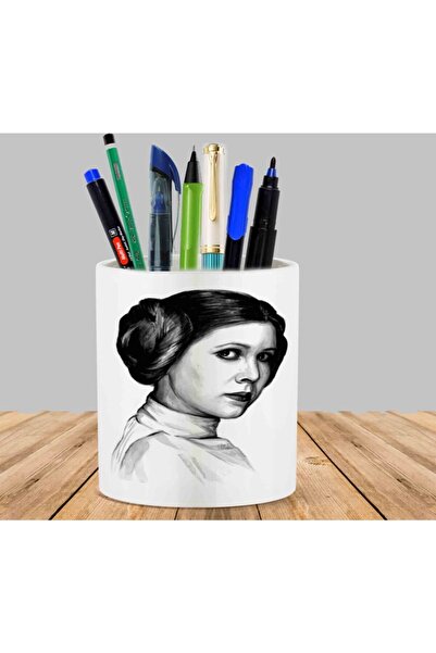 ART HEDİYE حامل أقلام رصاص من برينسيسا ليا ستار وورز صبار عصاري