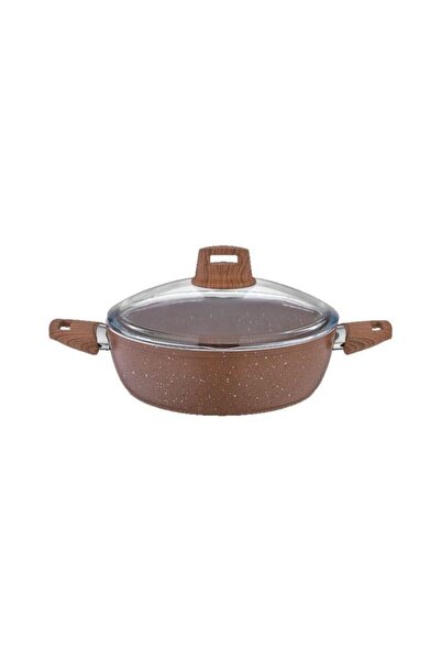 Kahramanlar Fiesta Granite Flat Pot 28 Cm D-4433