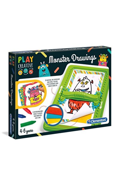 CLEMENTONI 15276 Monster Drawings /play Creative 4-6 Years