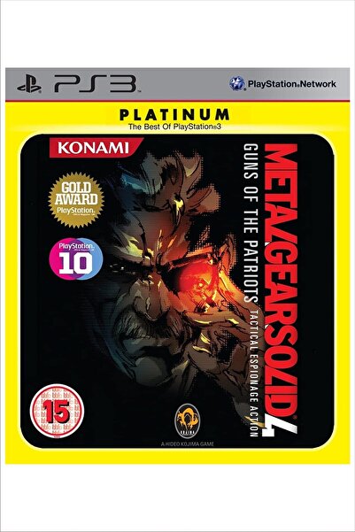 KONAMI Metal Gear Solid 4: Guns Of The Patriots Platinum - Playstation 3 Oyunu