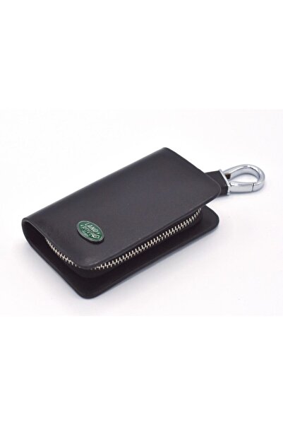 idealaksesuar سلسلة مفاتيح لاند روفر جلدية بسحاب