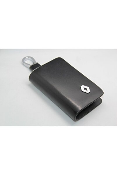 idealaksesuar سلسلة مفاتيح رينو الجلدية بسحاب، حقيبة إكسسوارات ذات جودة أنيقة...