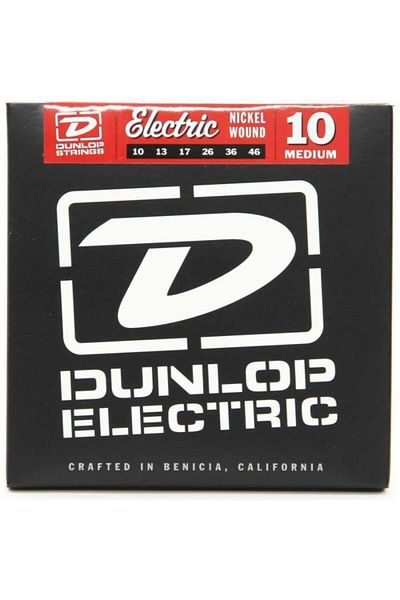 Jim Dunlop Den1046 Nickel Wound Medium Electric Guitar String (10-46)