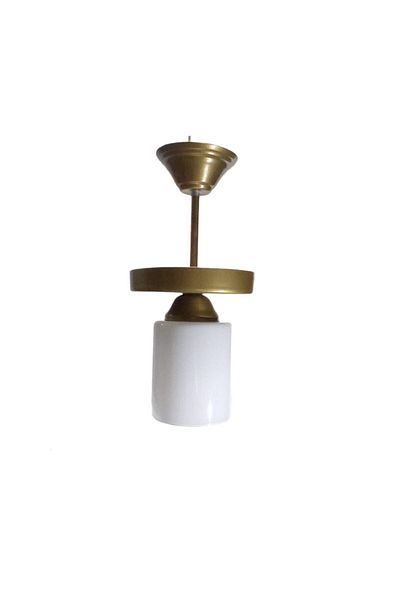 Uçar Antique Single Modern White Glass