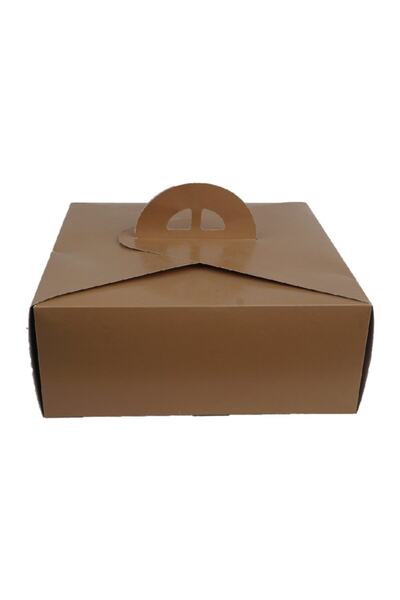 Kesepak Kutu Turta 3 No Kare Saplı 27x27x11 Cm Kraft 50 Adet