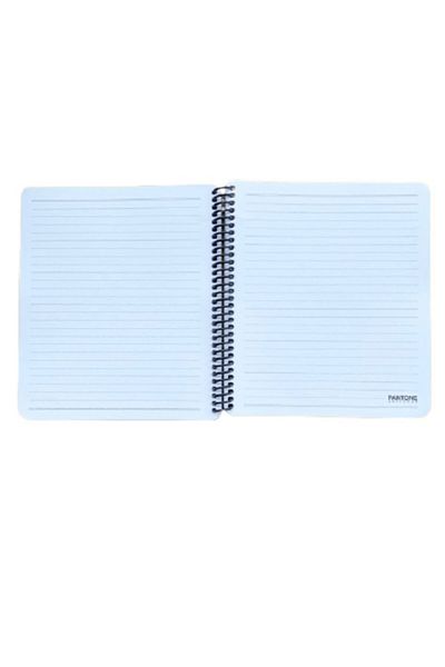 Pantone Pp Cover Spiral Lined Notebook Purple 17.5cm X 20.5cm - 258c