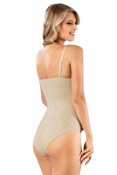 Form Time Women's Skin Color Slip Body Corset - Strap Model 9016
