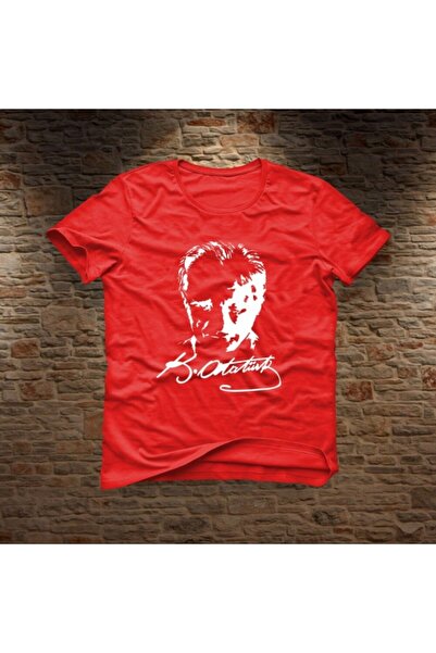 NACAR STORE تي شيرت مطبوع عليه أتاتورك للأطفال للجنسين