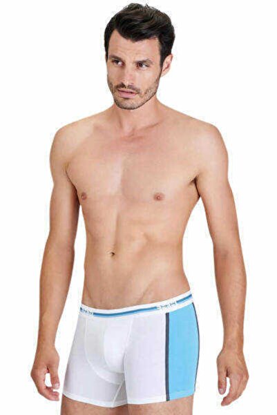 Kom Ανδρικά λευκά μποξεράκια Santos