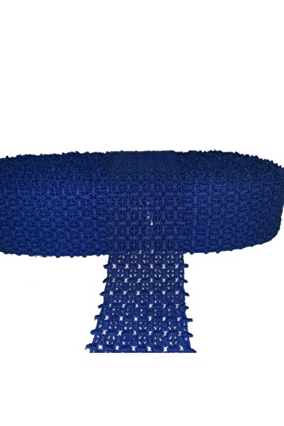 e tuhafiye albastru cobalt Guipure din bumbac (2 METRE)