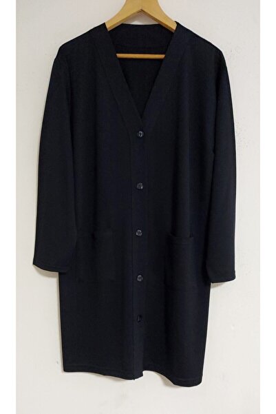 Nacar Mother Long Sleeve Pocket Combed Cotton Tunic Jacket Size Xxl