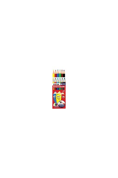 Fatih Dry Paint Half Size 6 Colors 48 Pack 33006