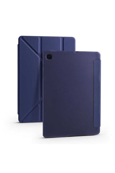 Nezih Case Samsung Galaxy Tab A7 T507 Uyumlu Trifolding Kalem Bölmeli Pu Deri...