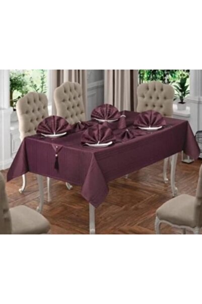 Ceyfa Home Design Colber Masa Örtüsü Takımı 12 Kişilik - 14 Parça