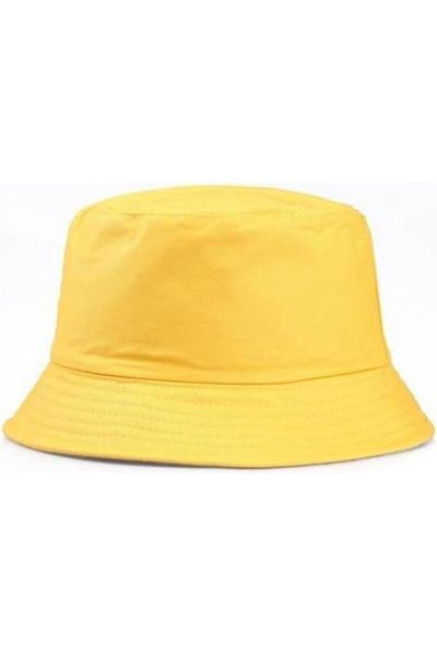HemenALbence Bucket Model Fisherman Bucket Hat Yellow Hat